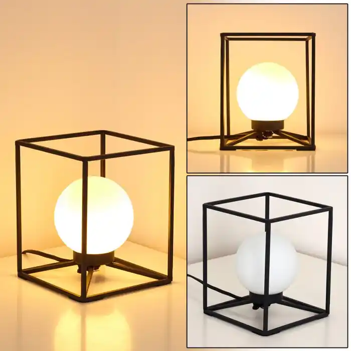 Legano Lámpara de Mesa Negro, 1 luz Rebajas