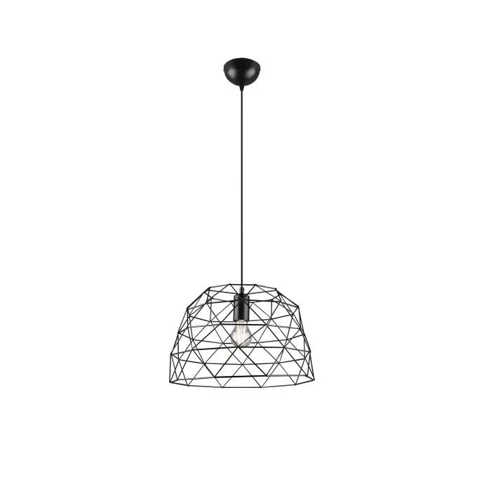 Venta Final Reality Haval Lámpara Colgante Negro, 1 luz