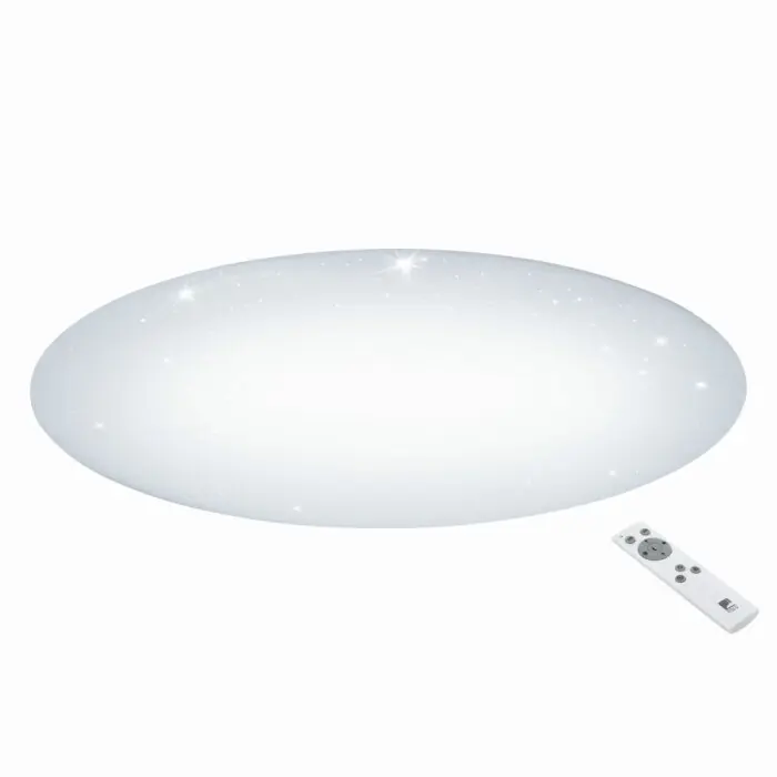 Eglo GIRON-S Lámpara de Techo Blanca, 1 luz, Mando a distancia Solo Por Tiempo Limitado