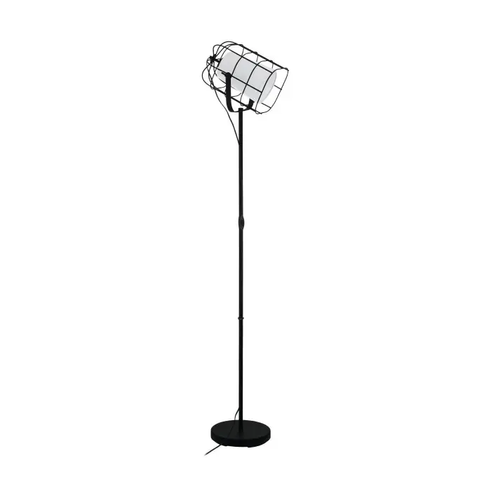 A Buen Precio Eglo BITTAMS Lámpara de Pie Negro, 1 luz