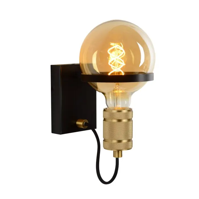 Aplique Lucide OTTELIEN Negro, 1 luz Precio De Oferta