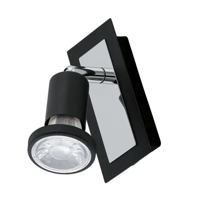 A Buen Precio Eglo SARRIA Aplique LED Cromo, Negro, 1 luz