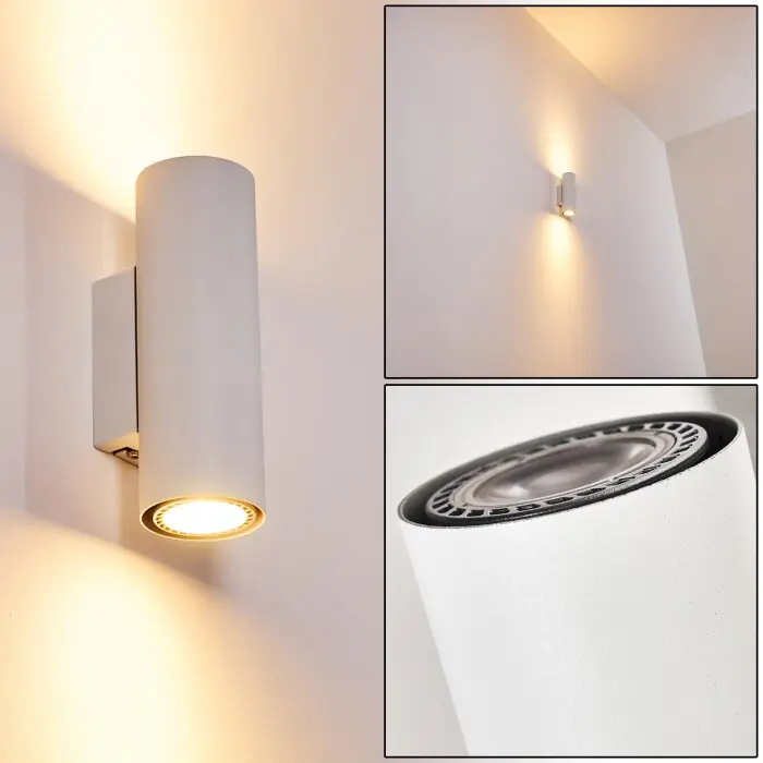 Zuoz Aplique Blanca, 2 luces Ordenar Ahora Mismo