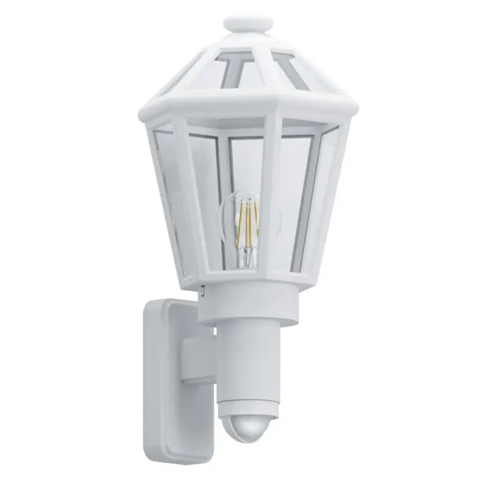 A Buen Precio Eglo MONSELICE Aplique para exterior Blanca, 1 luz, Sensor de movimiento