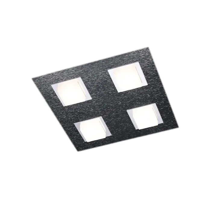 Compra Ahora Grossmann BASIC Lámpara de Techo LED Antracita, 4 luces