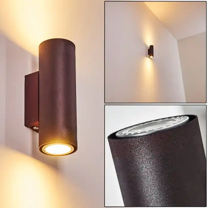 Zuoz Aplique Color óxido, 2 luces Rebajas