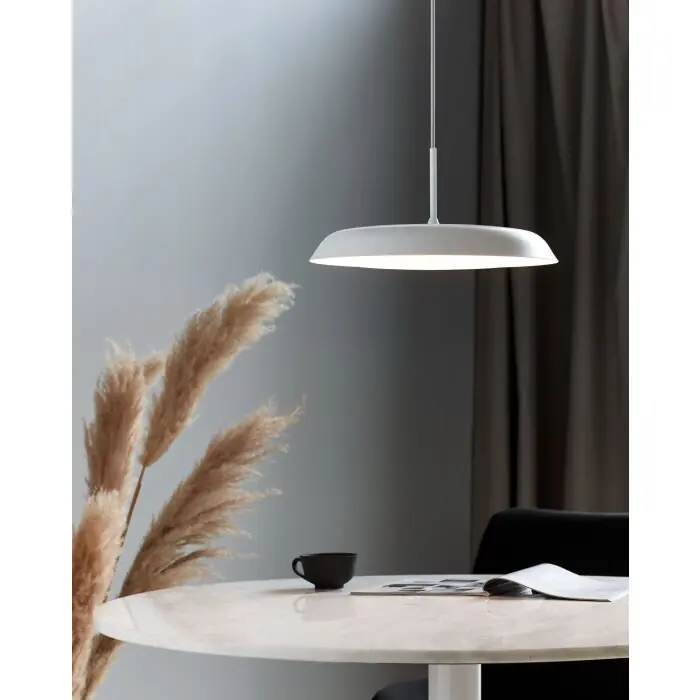 Nordlux PISO Lámpara Colgante LED Blanca, 1 luz Alta Calidad
