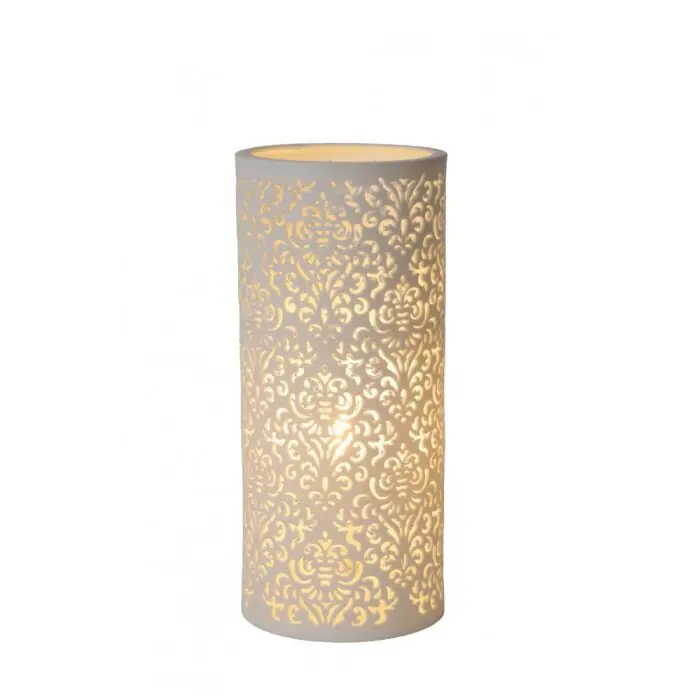Precio Reducido Lucide KANT Lámpara de mesa Blanca, 1 luz
