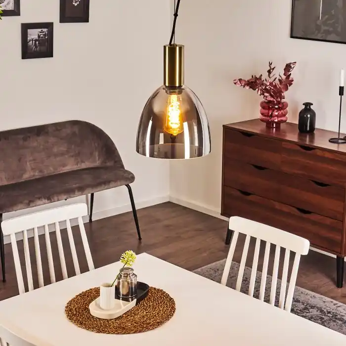 Panuhe Lámpara Colgante Latón, 1 luz Más Vendido