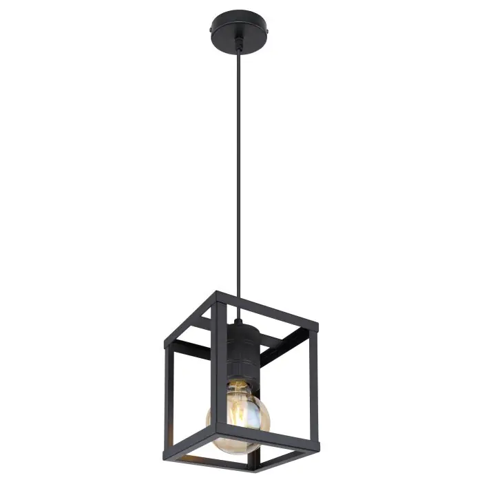 Globo HAGAR Lámpara Colgante Negro, 1 luz Compra Ahora