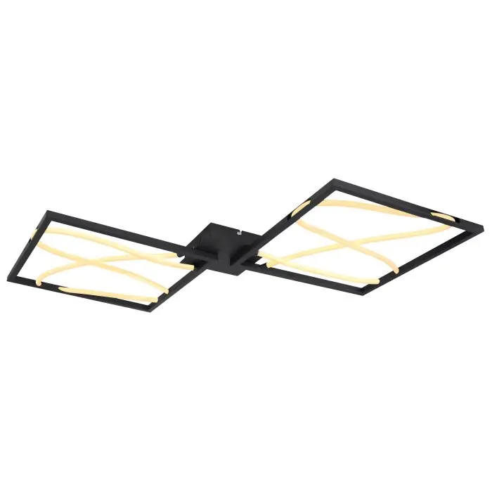 Solo Hoy Globo KAIA Lámpara de Techo LED Negro, 1 luz