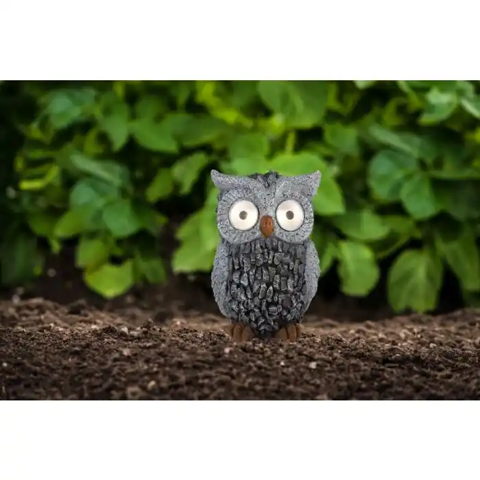 Descuento Globo EULE Lámpara solar LED Gris, 2 luces