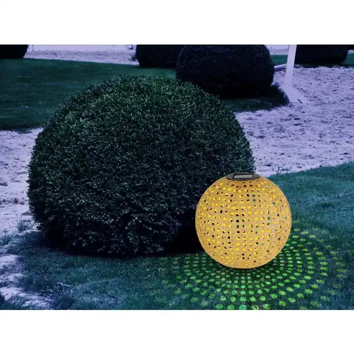 Globo Lámpara solar LED Marrón, 1 luz Liquidación