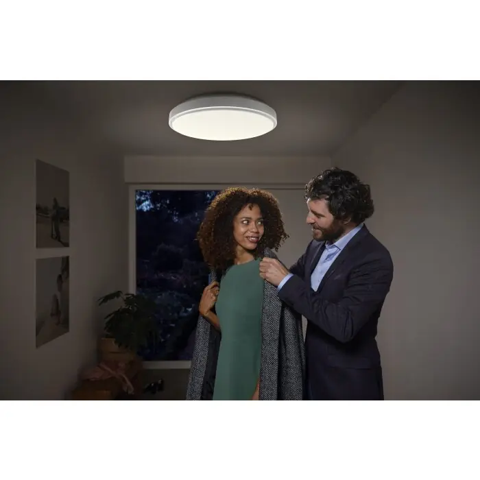Última Versión LEDVANCE ORBIS Lámpara de Techo Blanca, 1 luz