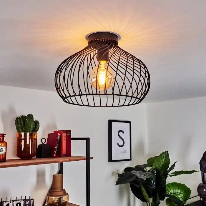 Comprar En Línea Rogsvolden Lámpara de Techo Negro, 1 luz