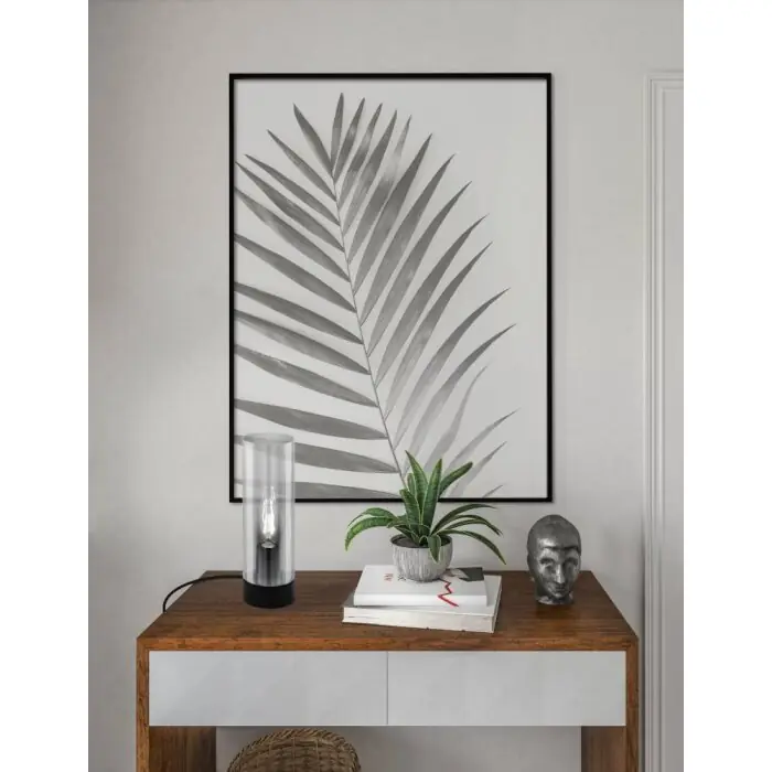 A Buen Precio Eglo-Leuchten DAMASCO Lámpara de mesa Negro, 1 luz