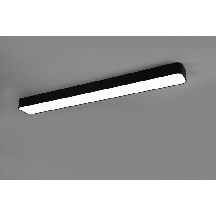 Oferta Reality Asterion Lámpara de Techo LED Negro, 1 luz, Mando a distancia