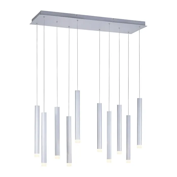 Imprescindible (Must-Have) Leuchten-Direkt BRUNO Lámpara Colgante LED Aluminio, 10 luces