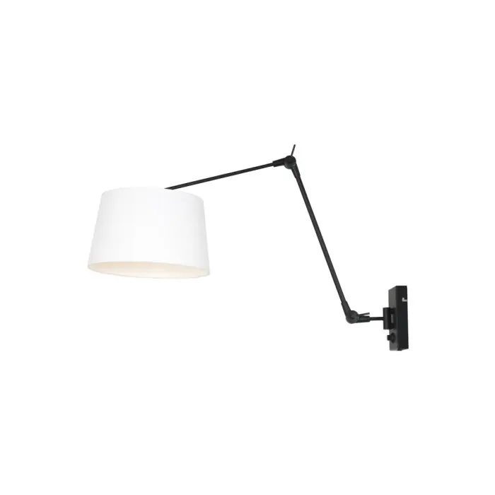 Steinhauer Prestige Chic Aplique Negro, 1 luz Entrega Rápida