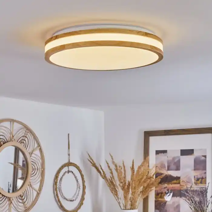 Zurzach Lámpara de Techo LED Crudo, Blanca, 1 luz Precio De Fábrica