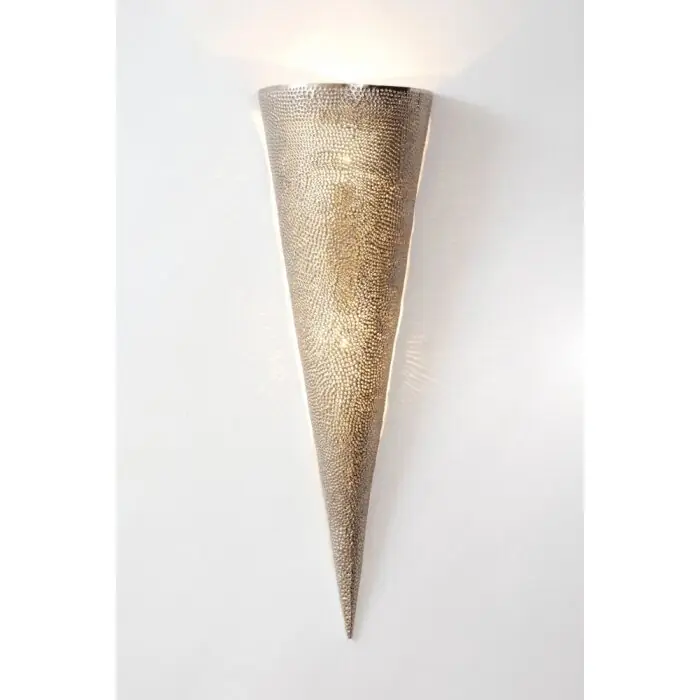Alta Calidad Holländer ORIENTAL Aplique Plata, 2 luces