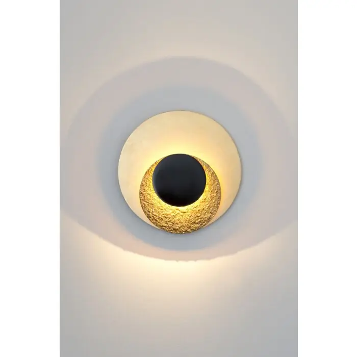 Holländer LABOCCA Aplique LED dorado, Negro, 2 luces Última Versión