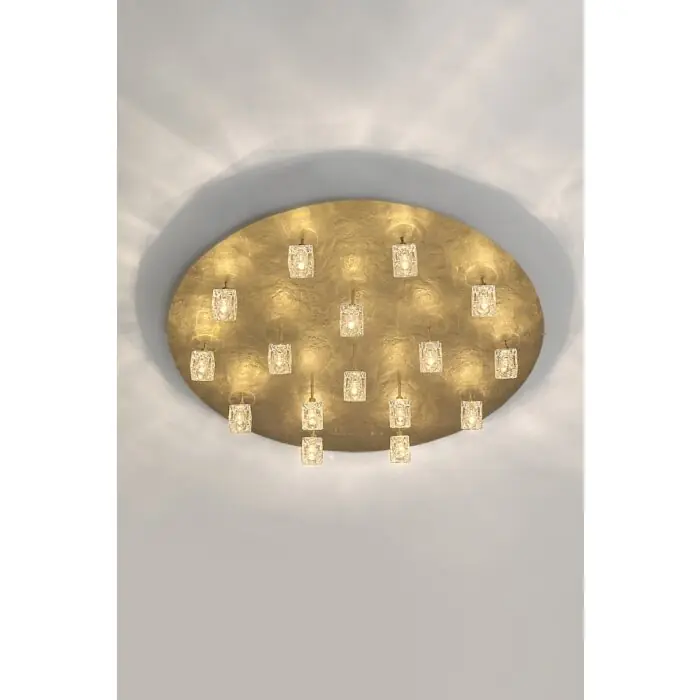 Holländer LUCENTE Lámpara de Techo dorado, 16 luces Envío Exprés