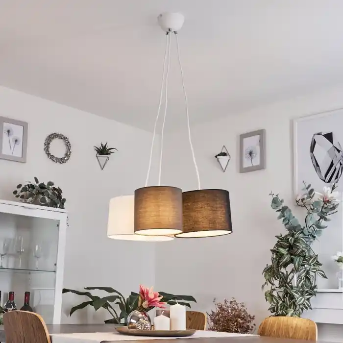 Venta Final Tveid Lámpara Colgante Blanca, 3 luces