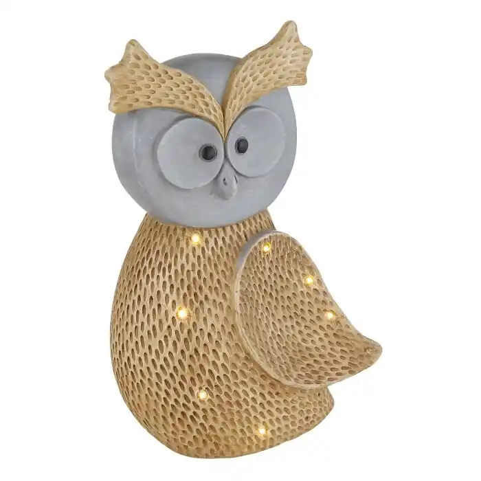 Globo EULE Lámpara solar LED Marrón, Gris, 7 luces Mejor Precio