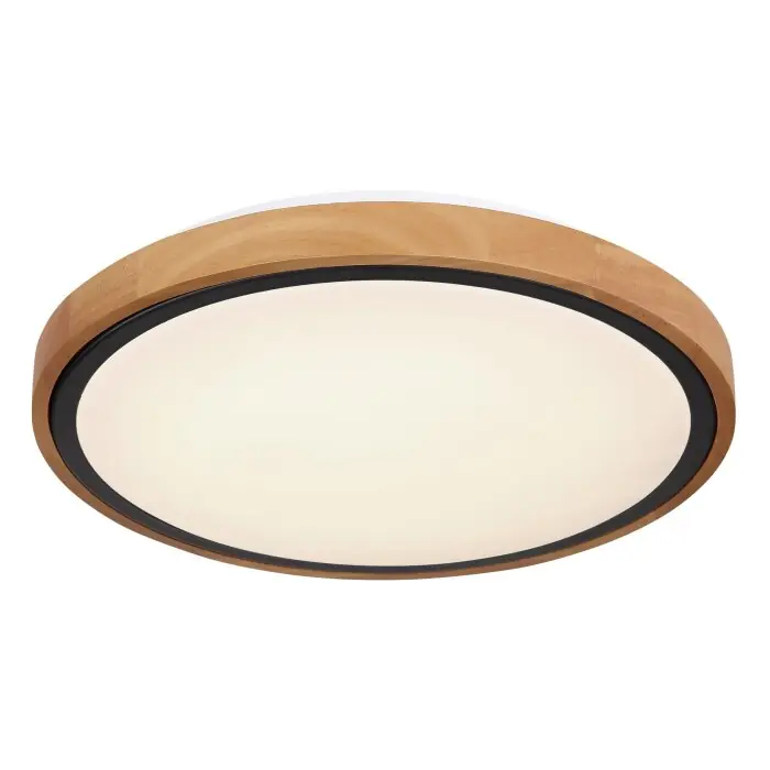 Económico Globo BRUNO Lámpara de Techo LED Crudo, Negro, 1 luz