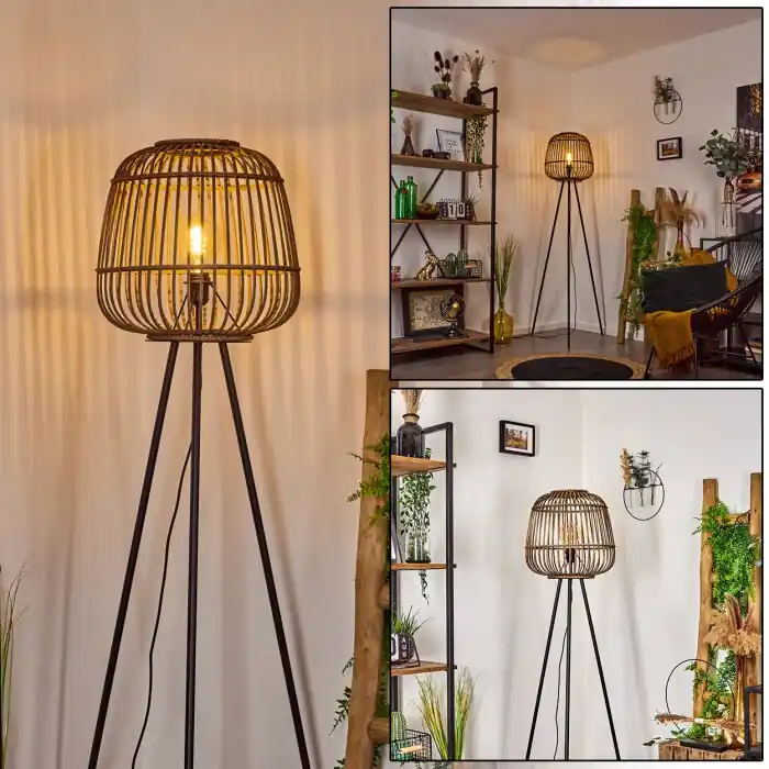 Compra Ahora Combeima Lámpara de Pie Negro, 1 luz