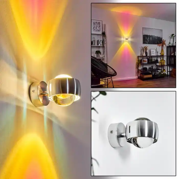 Sapri Aplique Plata, 1 luz Mejor Precio