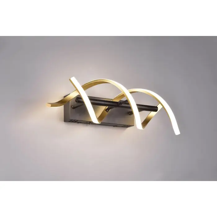 Trio Sequence Aplique LED Latón, Negro, 1 luz Devolución Gratuita