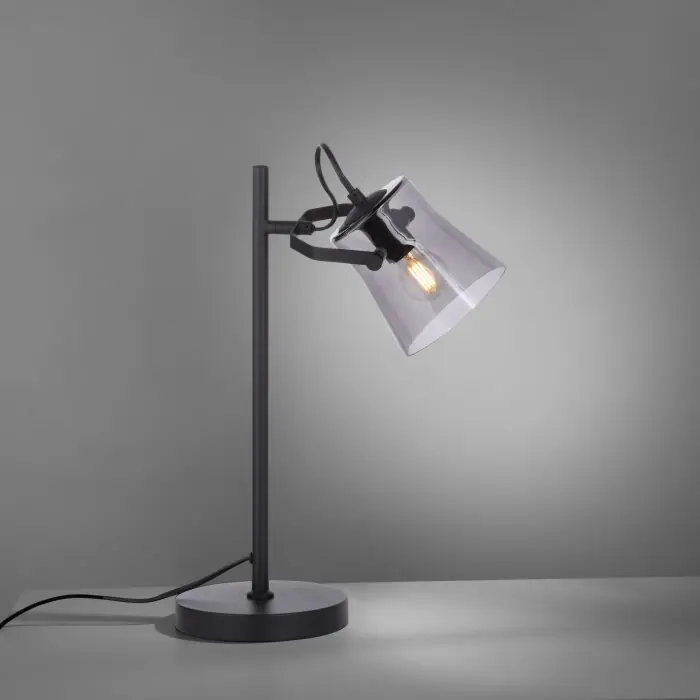 A Buen Precio Leuchten-Direkt TINULA Lámpara de mesa Negro, 1 luz