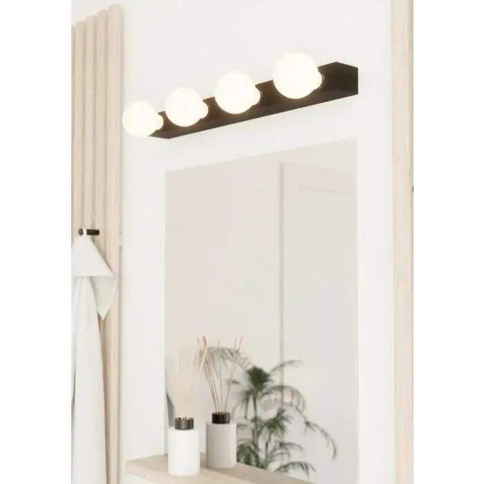 Eglo GUANAL Aplique Negro, 4 luces Oferta Flash