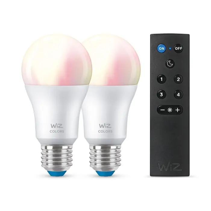 A Buen Precio Philips WiZ Juego de 2 LED E27 de 8 watt 2200 - 6500 Kelvin 806 Lumen