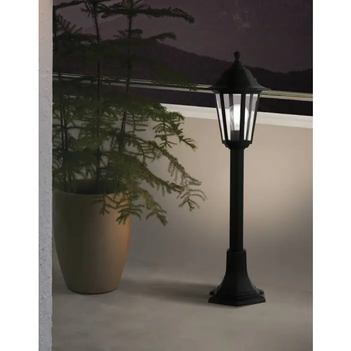 A Buen Precio Eglo DUANERA Poste de Jardín Negro, 1 luz