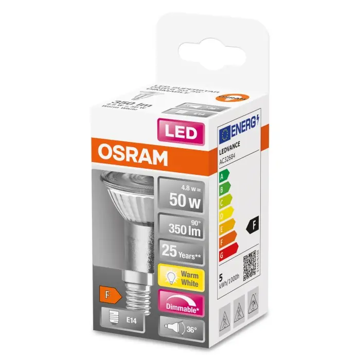 OSRAM LED SUPERSTAR E14 4.8 W 2700 Kelvin 350 Lumen Precio Bajo