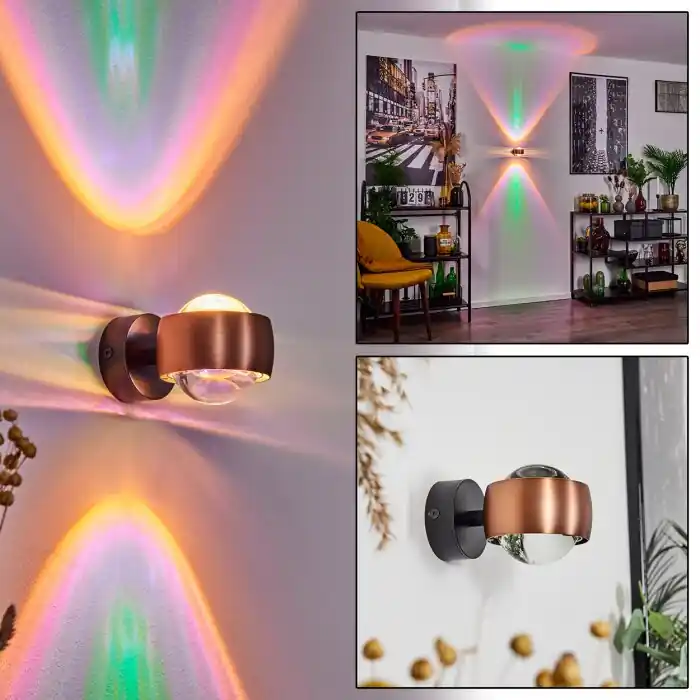 Sapri Aplique Cobre, Negro, 1 luz Compra Ahora