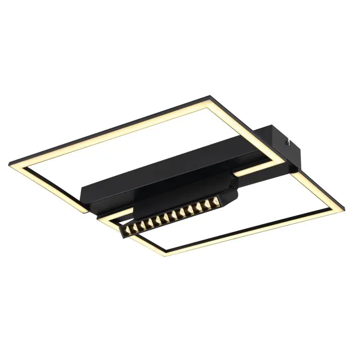 Favorito De Clientes Globo MAXWELL Lámpara de Techo LED Negro, 2 luces