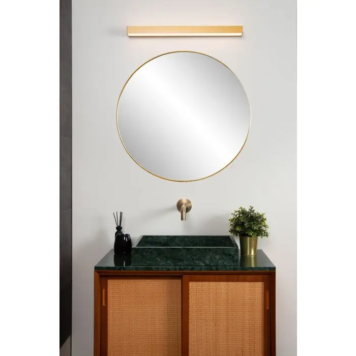 Venta Final Lucide ALEXA Lámpara de espejos LED dorado, Latón, 1 luz