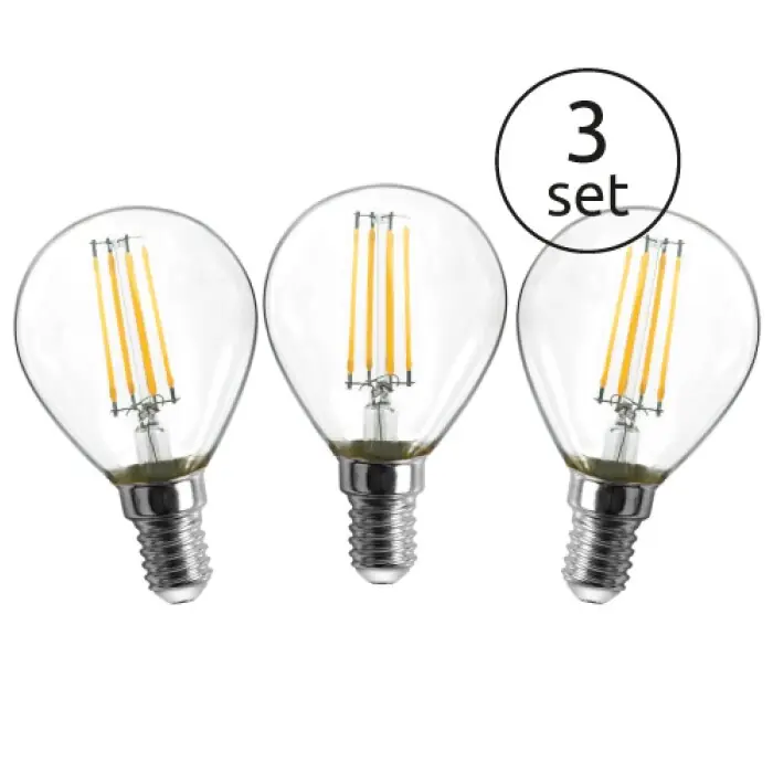 Bestseller Lámparas Globo Lighting E14 LED 4 Watt blanco cálido 400 Lumen