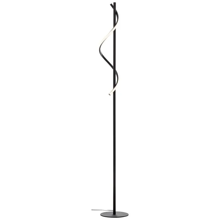 Entrega Rápida Brilliant Eunice Lámpara de Pie LED Negro, 1 luz
