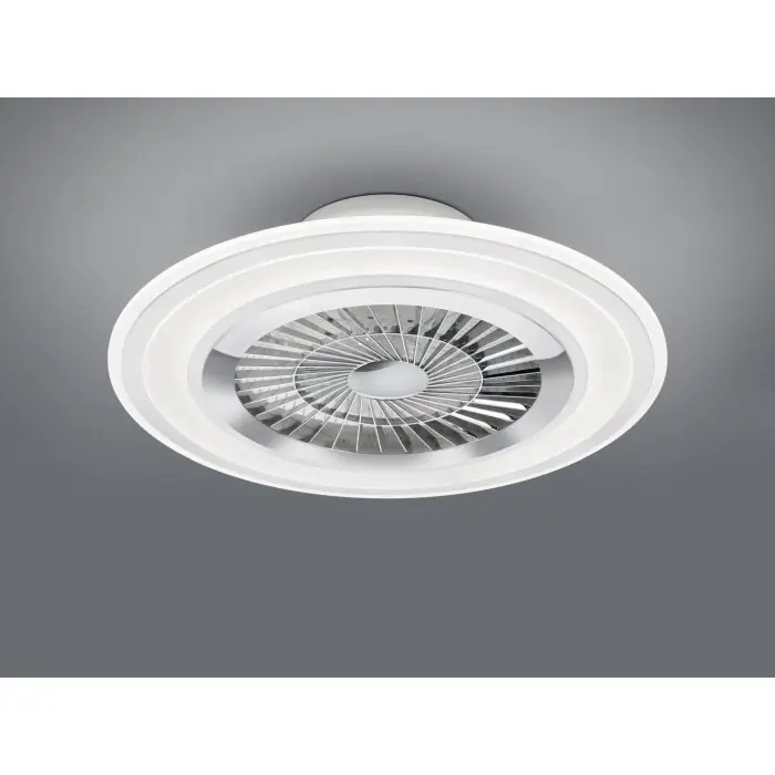 Reality Flaga Ventilador de techo LED Blanca, 1 luz, Mando a distancia Oferta Limitada