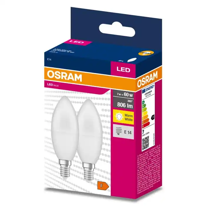 Venta Final OSRAM LED E14 7.5 W 3000 Kelvin 806 Lumen