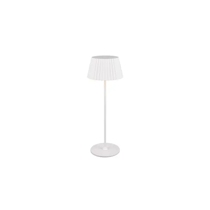 Reality SUAREZ Lámpara de mesa LED Blanca, 1 luz No Te Lo Pierdas