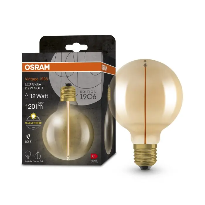 Barato Lámparas Osram E27 LED 2.2 Watt blanco cálido 120 Lumen