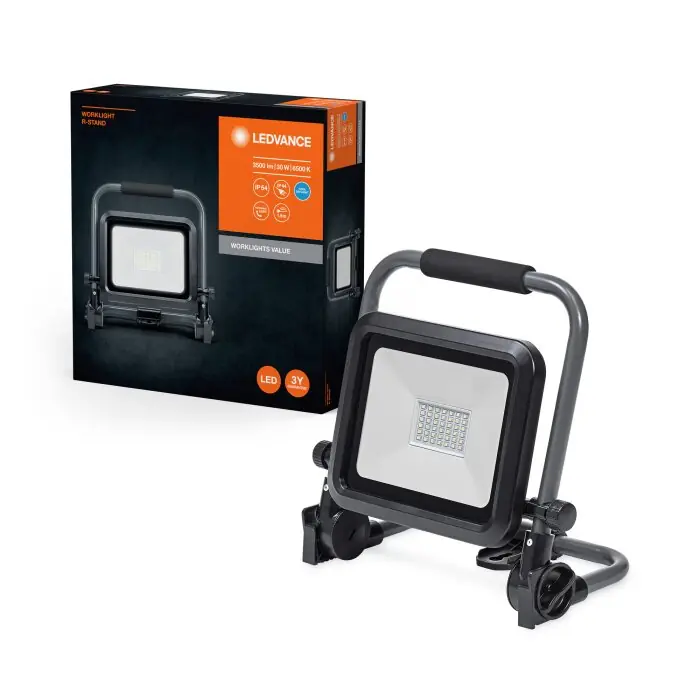 Lámparas Ledvance Worklight Focos de obra LED Gris, Negro, 1 luz Certificado