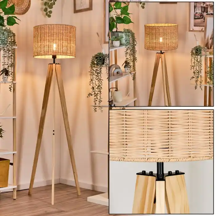 Cavaca Lámpara de pie Crudo, 1 luz Comprar En Línea
