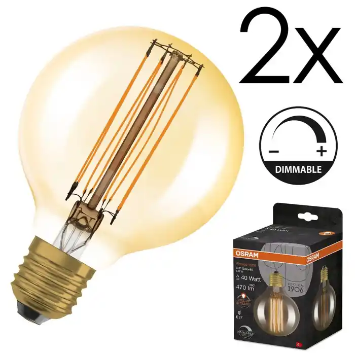 Comprar En Línea E27 LED 5.8 Watt blanco cálido regulable 470 Lumen